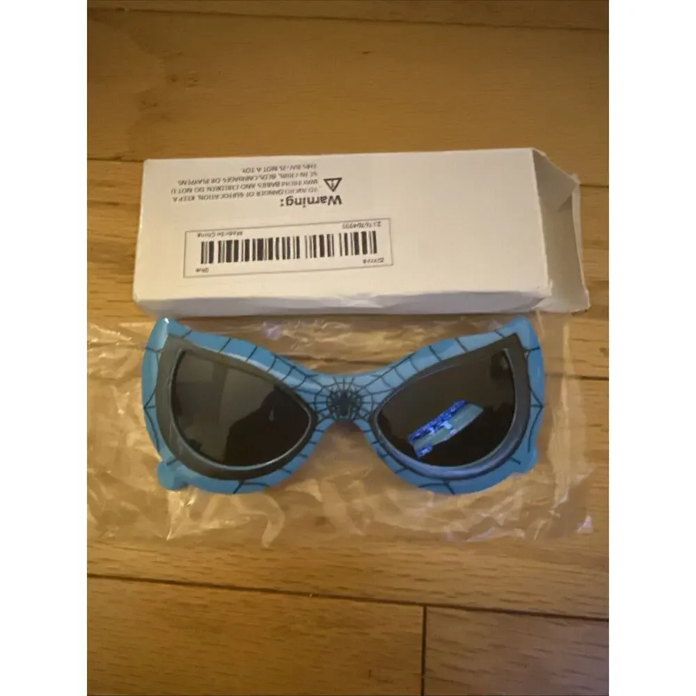 Boys Spider-Man Themed Blue Sunglasses